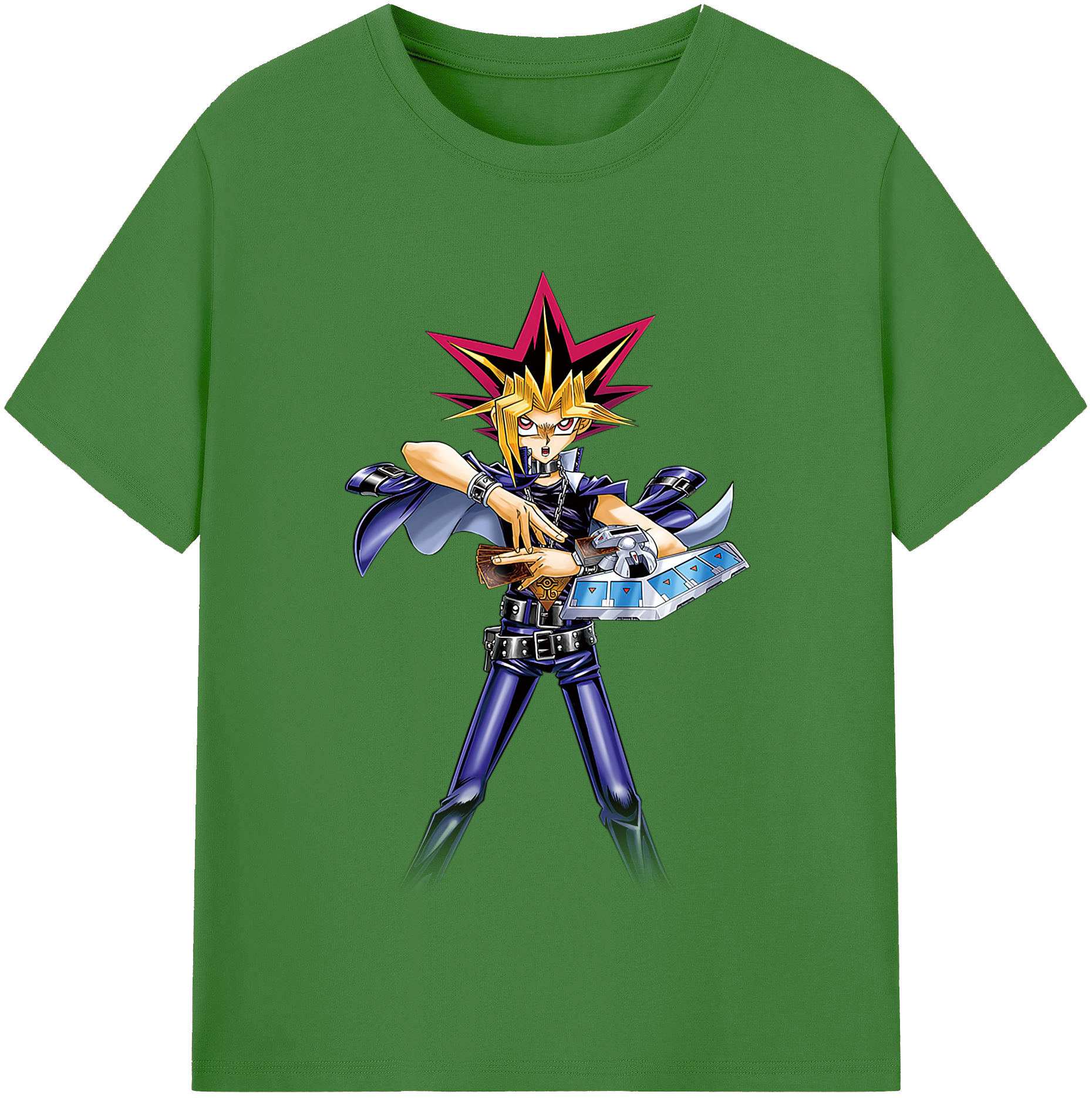 （画像用） 遊☆戯☆王 Yu-Gi-Oh! レディースカジュアルプリントTシャツ（綿100％）